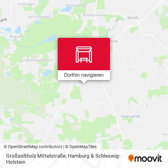 Großsoltholz Mittelstraße Karte