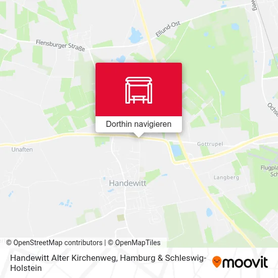 Handewitt Alter Kirchenweg Karte