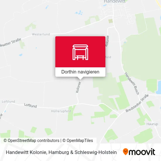 Handewitt Kolonie Karte