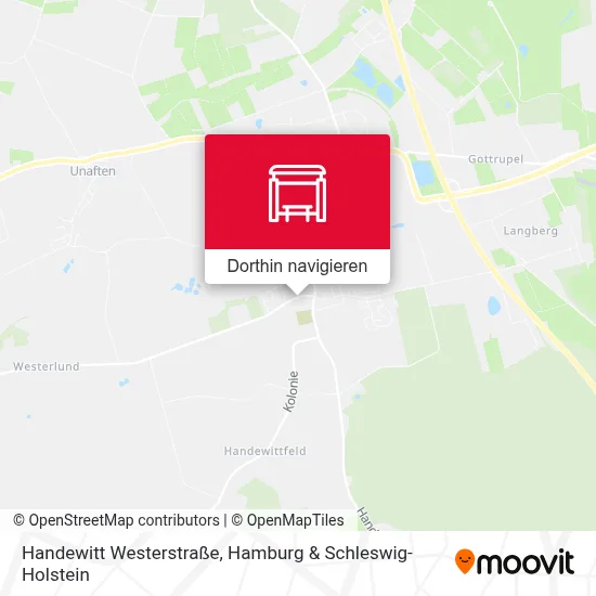 Handewitt Westerstraße Karte