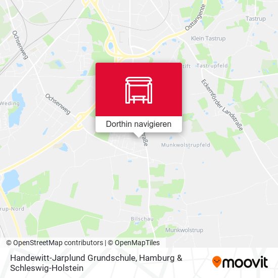 Handewitt-Jarplund Grundschule Karte