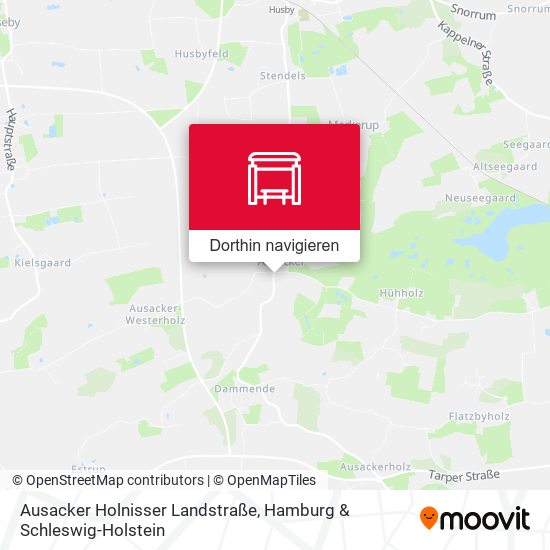 Ausacker Holnisser Landstraße Karte