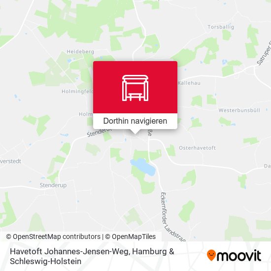 Havetoft Johannes-Jensen-Weg Karte