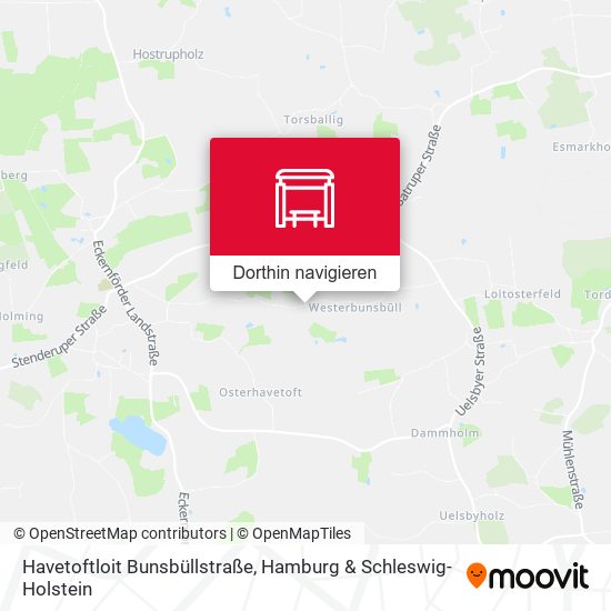Havetoftloit Bunsbüllstraße Karte