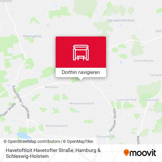 Havetoftloit Havetofter Straße Karte