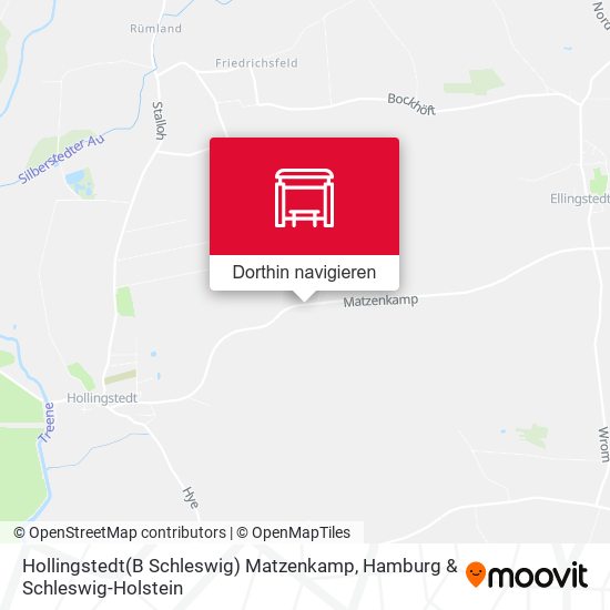 Hollingstedt(B Schleswig) Matzenkamp Karte