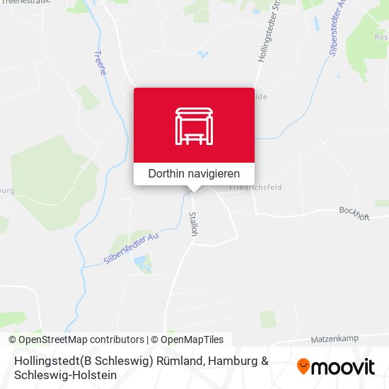 Hollingstedt(B Schleswig) Rümland Karte