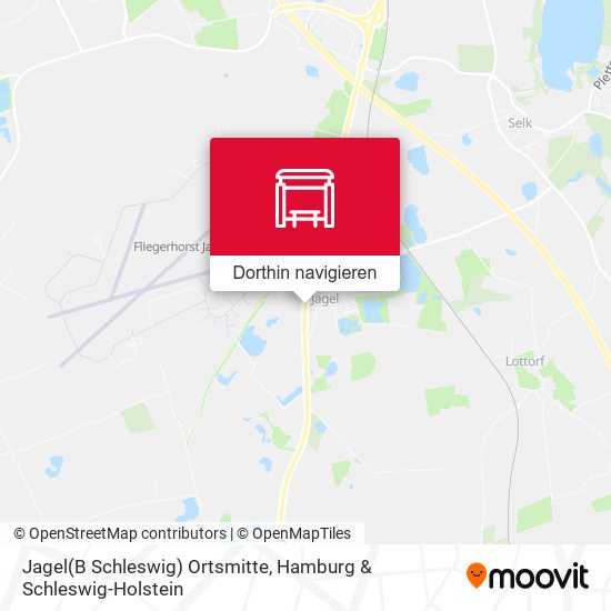 Jagel(B Schleswig) Ortsmitte Karte