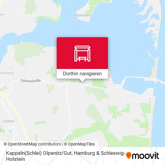 Kappeln(Schlei) Olpenitz/Gut Karte