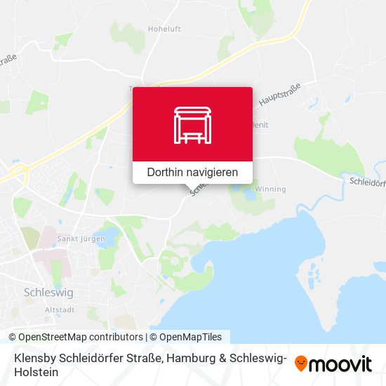 Klensby Schleidörfer Straße Karte