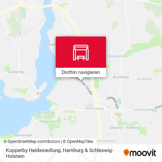 Kopperby Heidesiedlung Karte