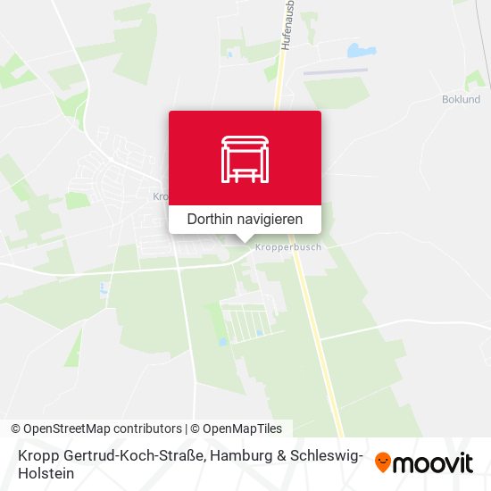 Kropp Gertrud-Koch-Straße Karte