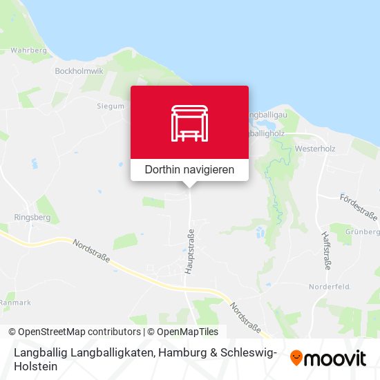 Langballig Langballigkaten Karte