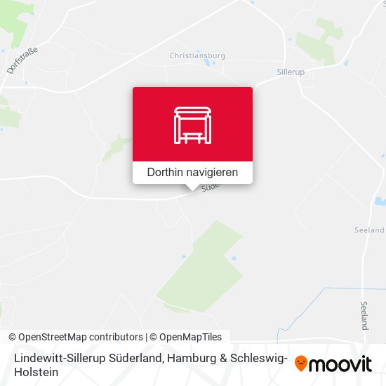 Lindewitt-Sillerup Süderland Karte