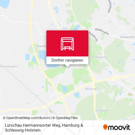 Lürschau Hermannsorter Weg Karte