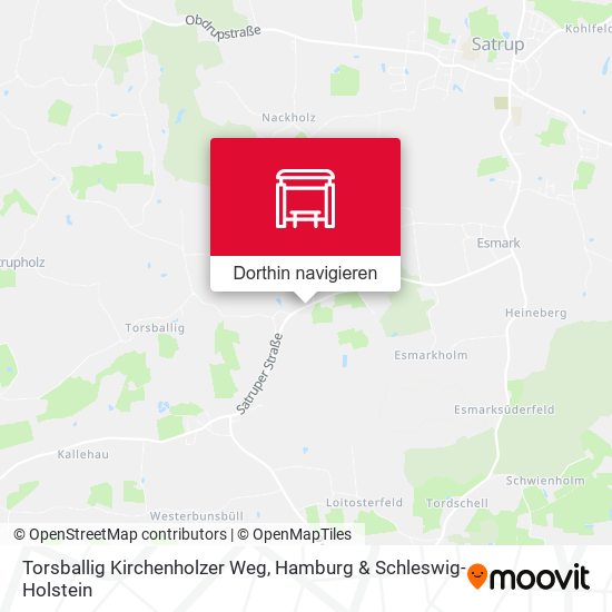 Torsballig Kirchenholzer Weg Karte