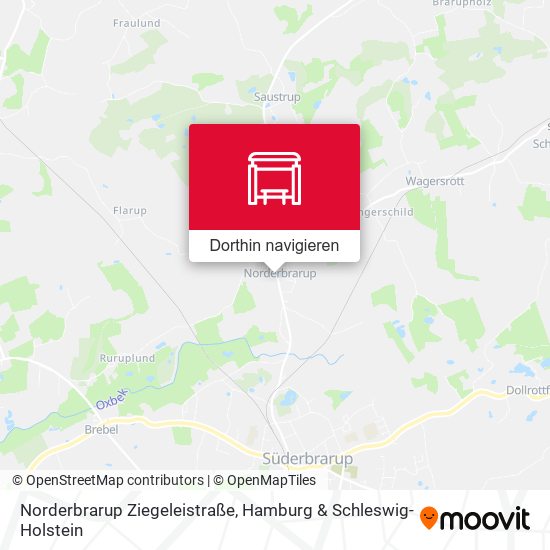 Norderbrarup Ziegeleistraße Karte