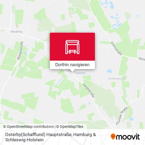 Osterby(Schafflund) Hauptstraße Karte
