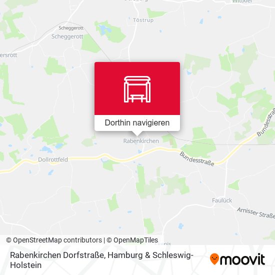 Rabenkirchen Dorfstraße Karte