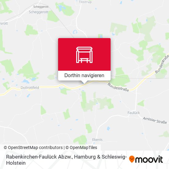 Rabenkirchen-Faulück Abzw. Karte