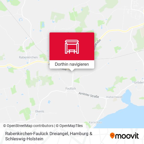 Rabenkirchen-Faulück Dreiangel Karte