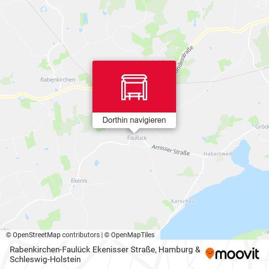Rabenkirchen-Faulück Ekenisser Straße Karte