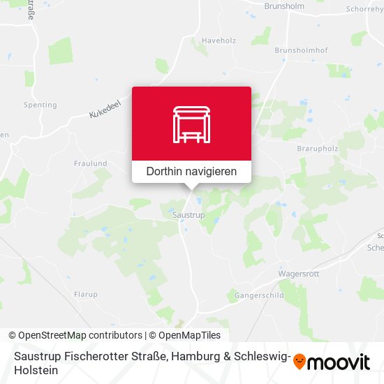Saustrup Fischerotter Straße Karte