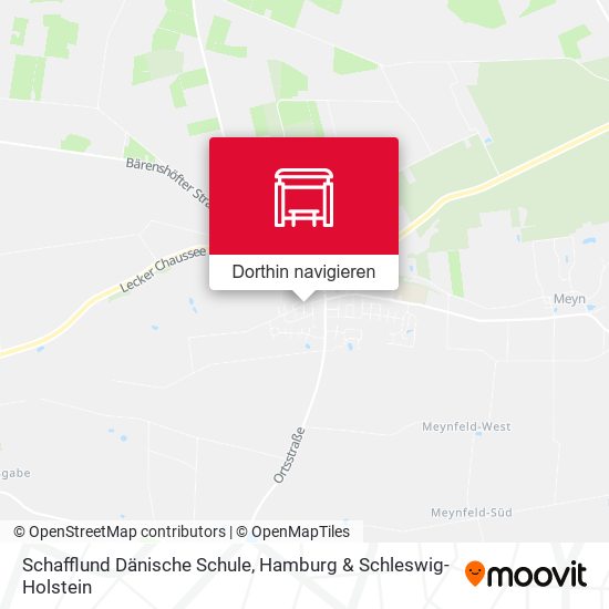 Schafflund Dänische Schule Karte