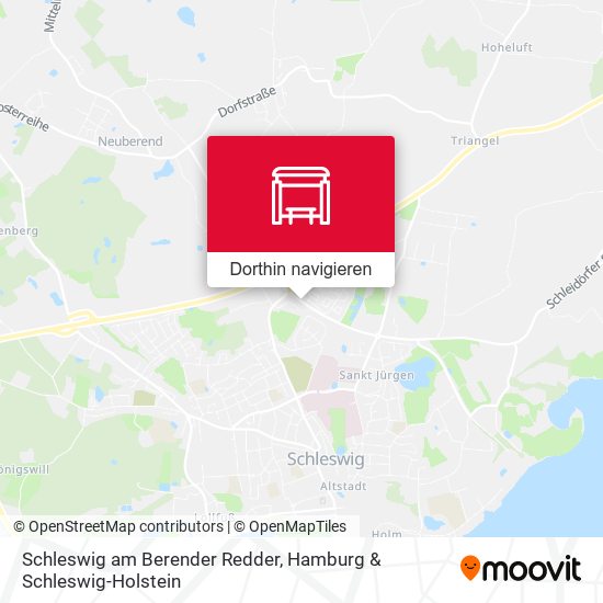 Schleswig am Berender Redder Karte