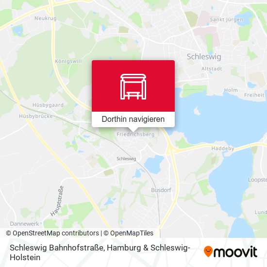 Schleswig Bahnhofstraße Karte