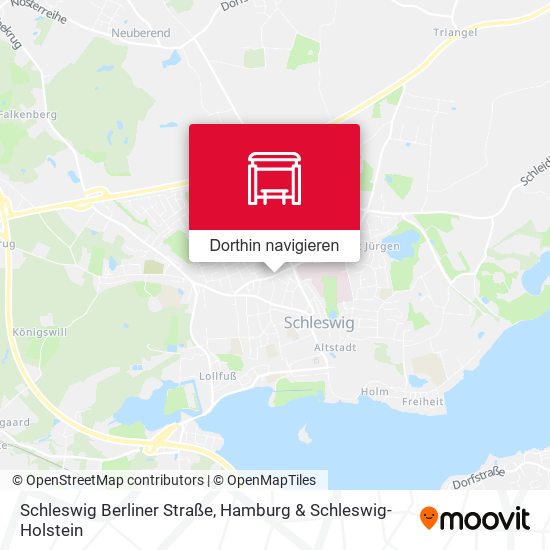 Schleswig Berliner Straße Karte