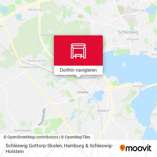 Schleswig Gottorp-Skolen Karte