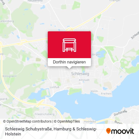 Schleswig Schubystraße Karte