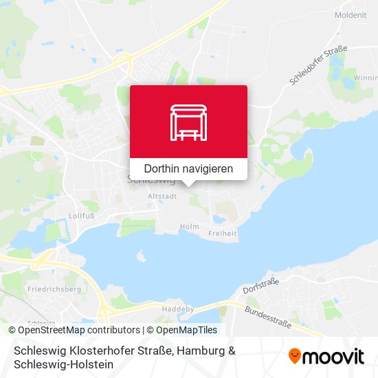Schleswig Klosterhofer Straße Karte