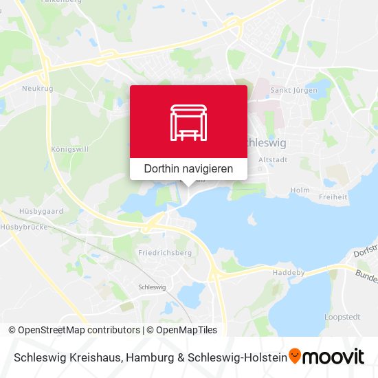 Schleswig Kreishaus Karte