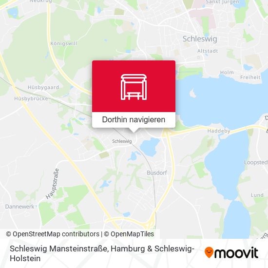 Schleswig Mansteinstraße Karte