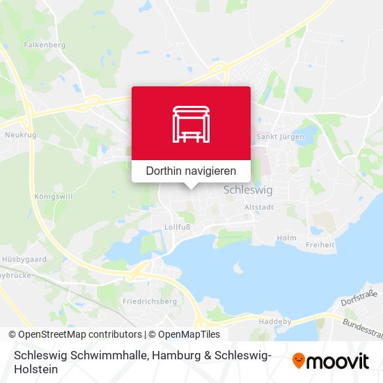 Schleswig Schwimmhalle Karte