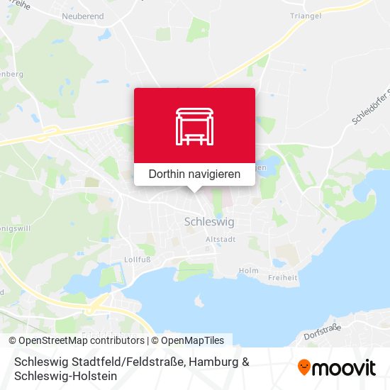 Schleswig Stadtfeld/Feldstraße Karte