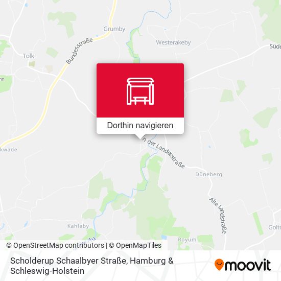 Scholderup Schaalbyer Straße Karte