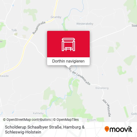 Scholderup Schaalbyer Straße Karte