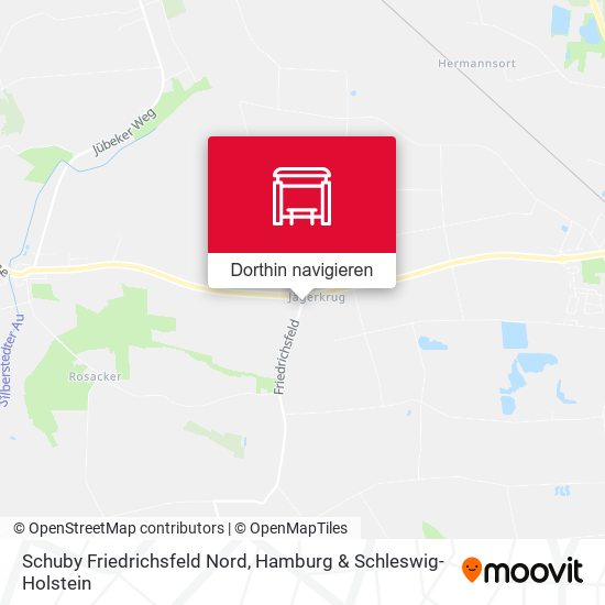 Schuby Friedrichsfeld Nord Karte