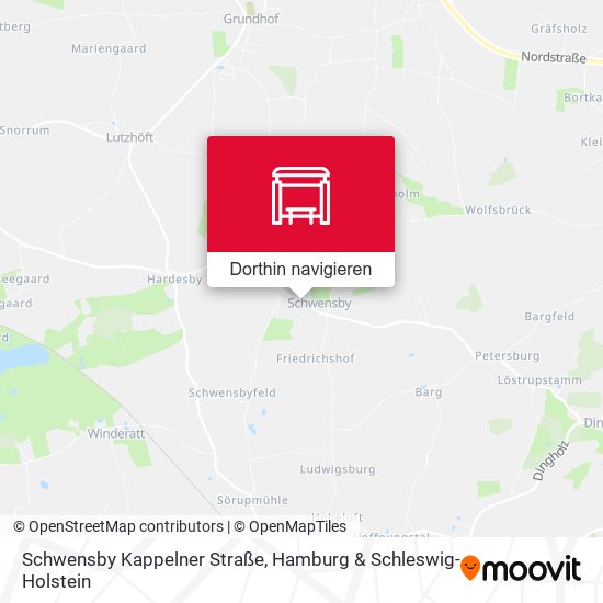 Schwensby Kappelner Straße Karte