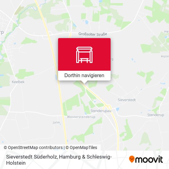 Sieverstedt Süderholz Karte