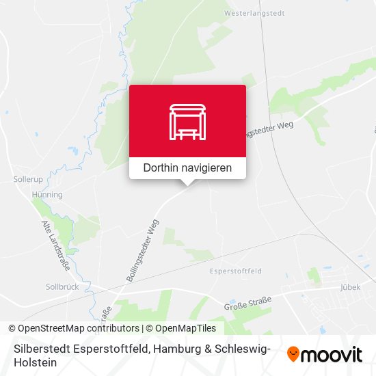 Silberstedt Esperstoftfeld Karte