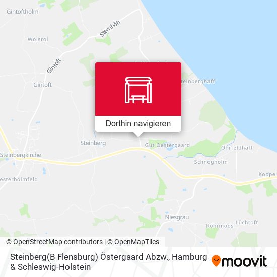 Steinberg(B Flensburg) Östergaard Abzw. Karte