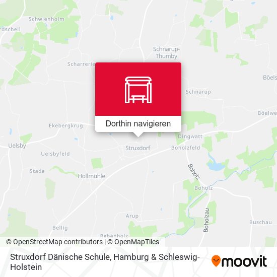 Struxdorf Dänische Schule Karte