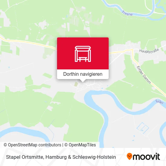 Stapel Ortsmitte Karte