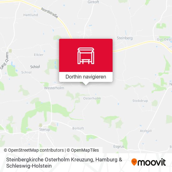 Steinbergkirche Osterholm Kreuzung Karte