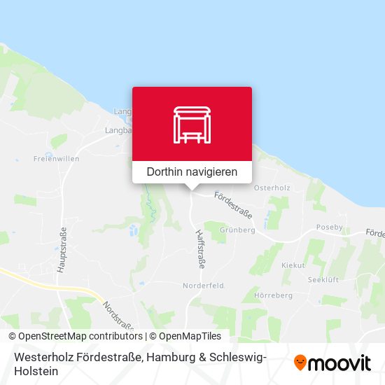 Westerholz Fördestraße Karte
