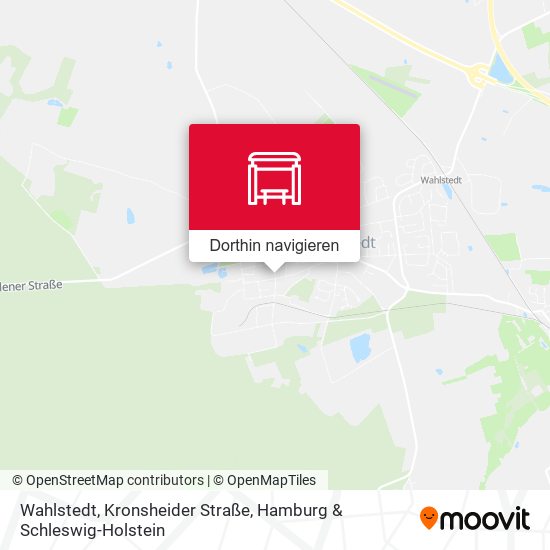 Wahlstedt, Kronsheider Straße Karte